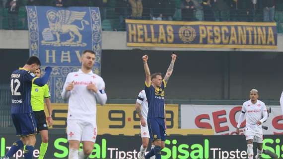 Verona-Fiorentina 1-0, il tabellino dell'incontro