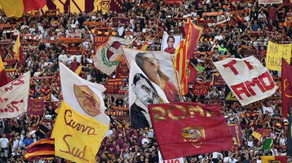 Roma: poco più di tremila i  tifosi giallorossi presenti al Bentegodi