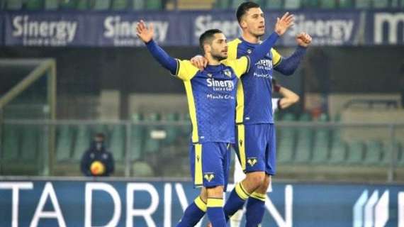 Verona-Sampdoria: 1 - 1 a Caputo risponde Caprari