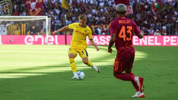Roma-Verona 1-0: i gialloblu spingono per il pareggio