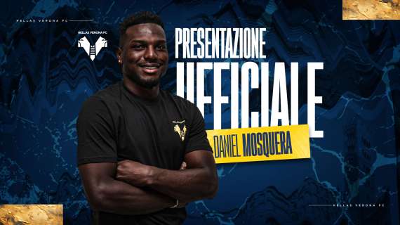 Hellas Verona: mercoledì la presentazione ufficiale di Daniel Mosquera