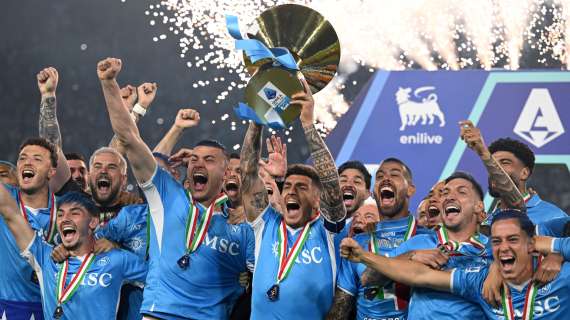 Serie A: trionfo Napoli, secondo titolo in tre anni