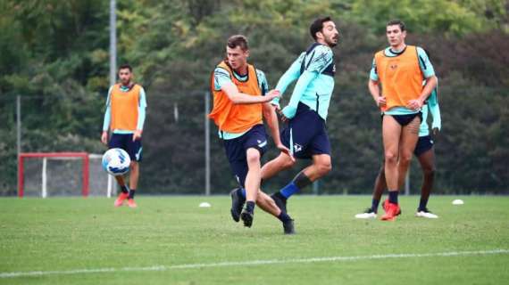 Hellas: allenamento mattutino per i gialloblù