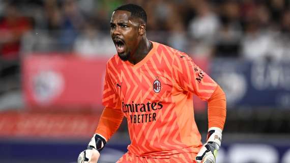 Milan: problema al flessore per Maignan, a rischio per l'Hellas