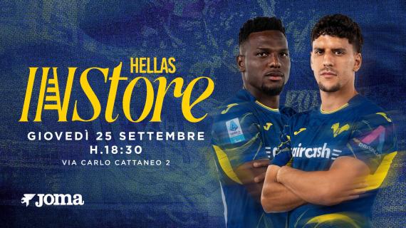 Verona, Mosquera e Harroui all'Official Store di via Cattaneo