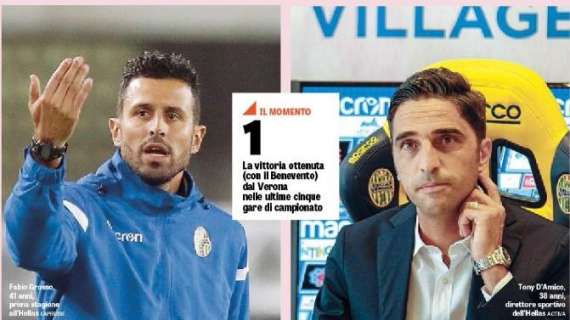Gazzetta dello Sport: "Grosso-D'Amico e una sfida alla loro città"