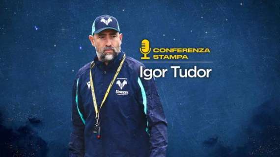 Verona-Torino: venerdì la conferenza stampa di Igor Tudor