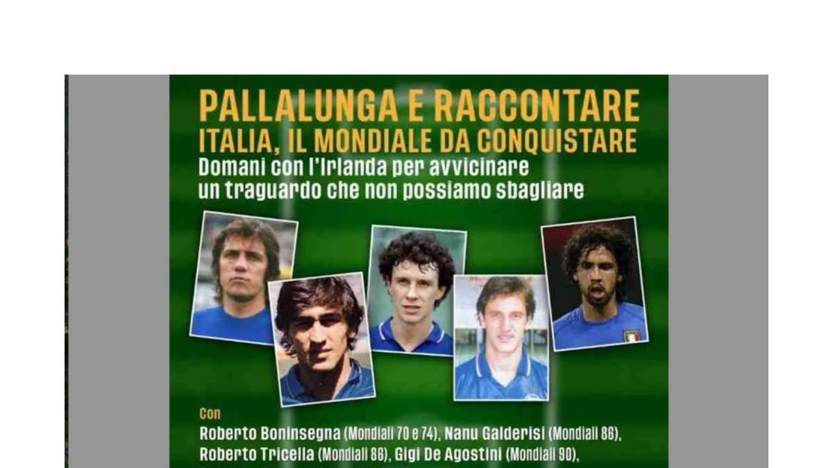 Palla Lunga e Raccontare a Casa Verona: l'Italia e un Mondiale da raccontare