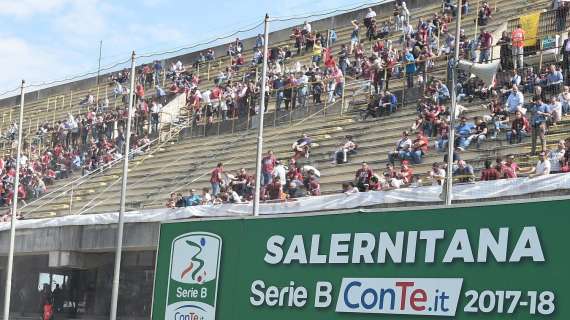 Salernitana-Hellas Verona: in 12.000 all'Arechi, circa 150 nel settore ospiti