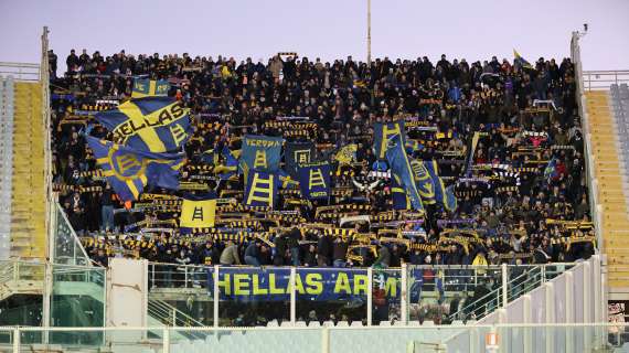 Parma - Verona: un migliaio i tifosi gialloblù sugli spalti del 'Tardini'