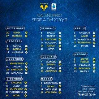 Serie A: il calendario completo dei gialloblù 