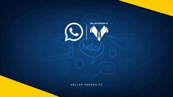 Hellas Verona: il club gialloblù sbarca su WhatsApp