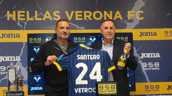 958 Santero main sponsor dell'Hellas Verona per l'intera stagione