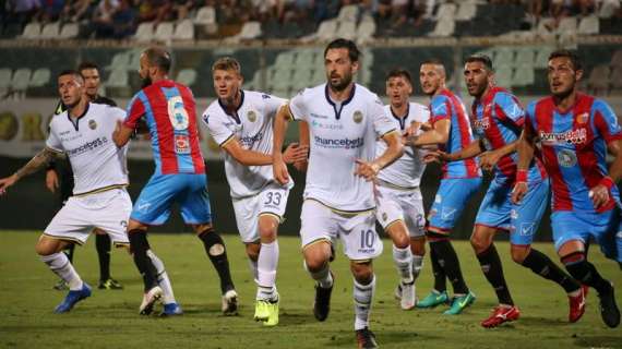 Coppa Italia - Catania-Verona 2-0, gialloblù eliminati dalla competizione