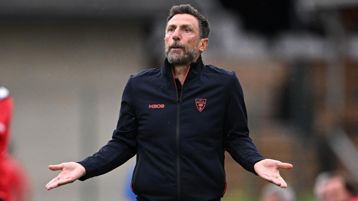 Lecce, Di Francesco sul rigore annullato dal VAR: «A centrocampo avrebbero fischiato fallo»