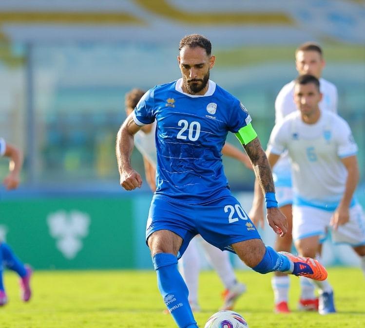 Verona, Kastanos a segno con la nazionale cipriota