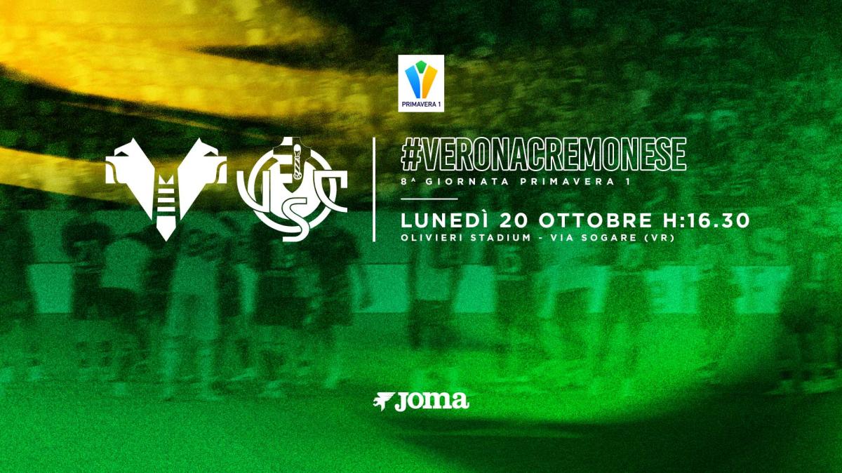 Primavera - gialloblù in campo lunedì contro la Cremonese, diretta tv su Sportitalia