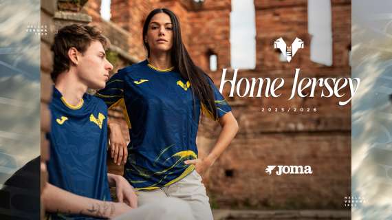 Hellas Verona: ecco la nuova maglia Home per la stagione 2025/2026