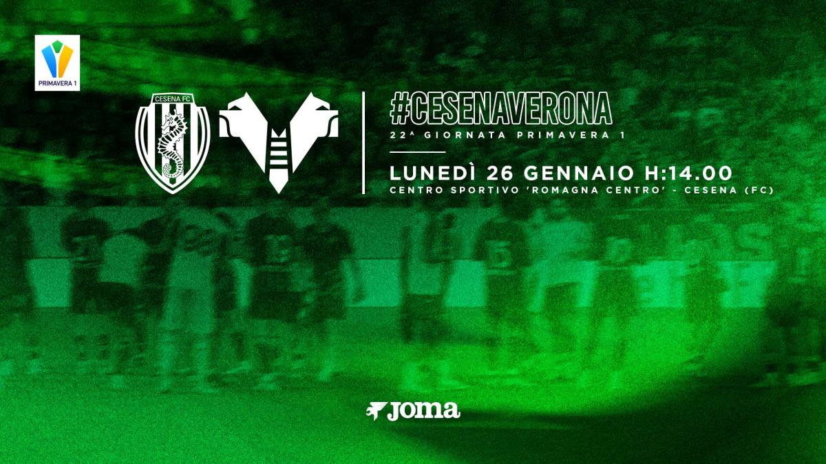 Primavera: lunedì gialloblù in trasferta contro il Cesena