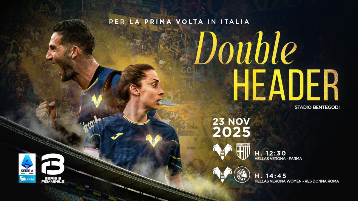 Domenica 23 novembre: Hellas Verona e Hellas Verona Women in campo al 'Bentegodi'