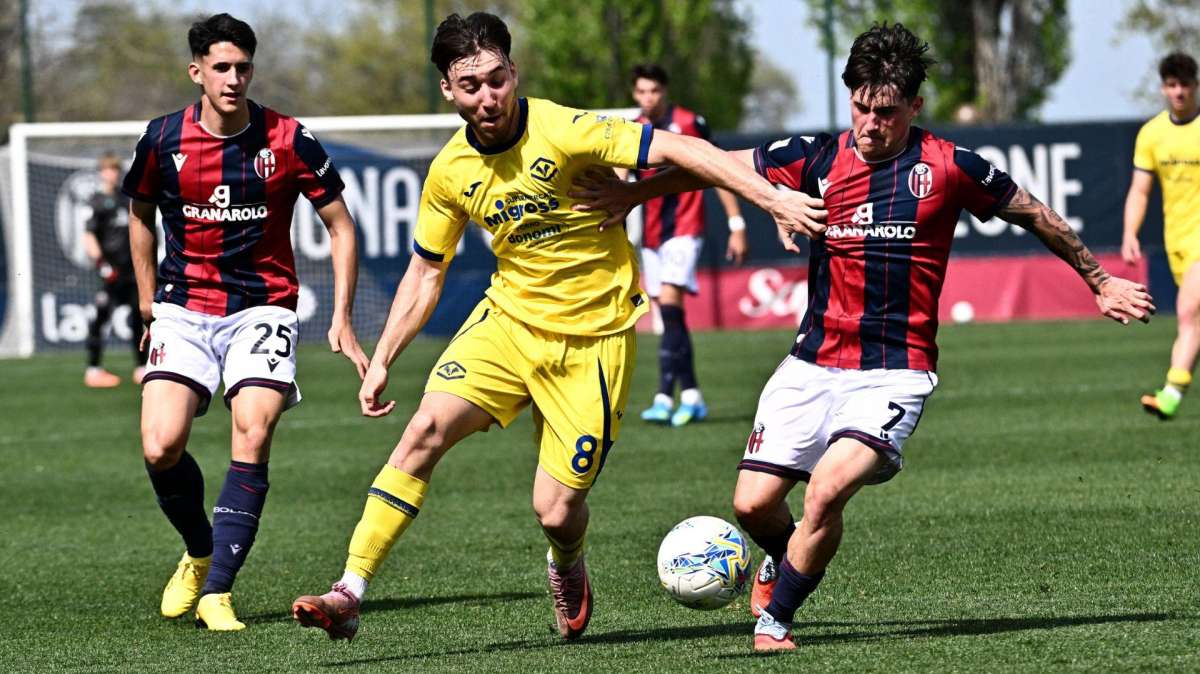 Primavera - Bologna-Verona 1-0, terzo ko di fila per i gialloblù