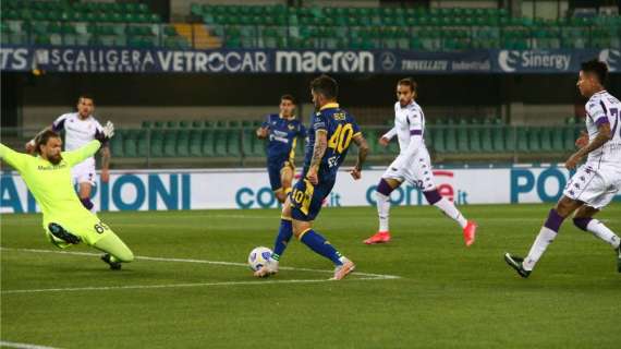 Hellas Verona-Fiorentina 1-2, il tabellino del match