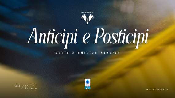 Serie A 2025/2026: anticipi e posticipi dalla 1a alla 3a giornata
