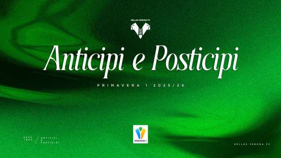 Primavera 1 - date e orari dalla 5a alla 9a giornata