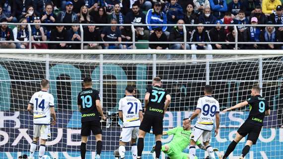 Inter-Verona 2-0, un brutto Verona perde a San Siro, a decidere le reti di Barella e Dzeko