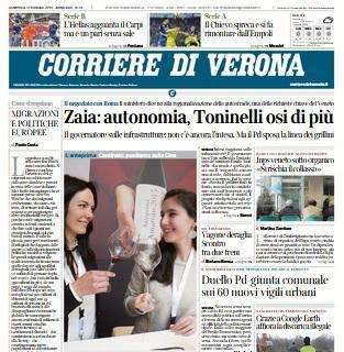 Corriere di Verona - "Hellas, un pari senza sale"