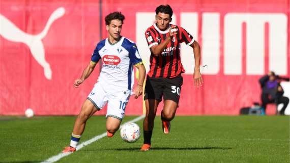 Primavera : Milan-Verona 3-0, secca sconfitta per i gialloblù