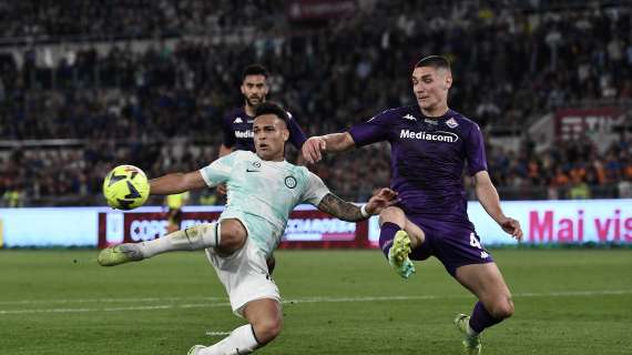 Coppa Italia: Inter-Fiorentina 2-1, successo nerazzurro, sfuma il sogno viola