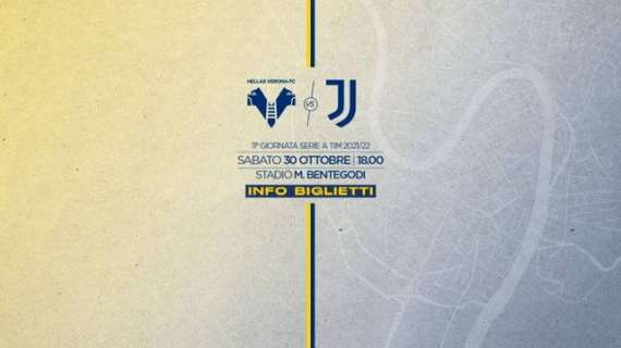 Hellas Verona-Juventus: le informazioni per i biglietti