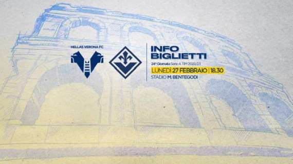 Verona-Fiorentina: info biglietti 