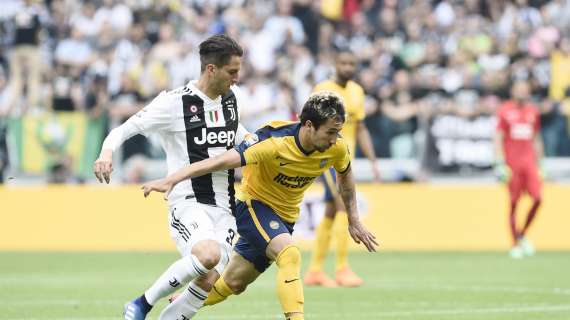 Juventus - Verona : gialloblù mai vittoriosi in campionato, unico successo nel 63 in Coppa Italia