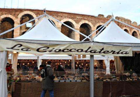 "Chocolate" in Piazza Bra