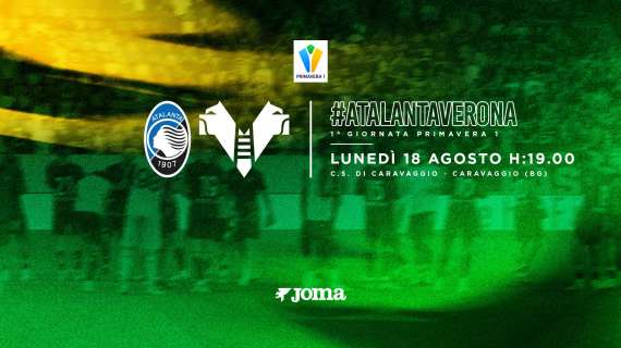 Primavera: lunedì 18 agosto riparte il campionato con la trasferta in casa delll'Atalanta