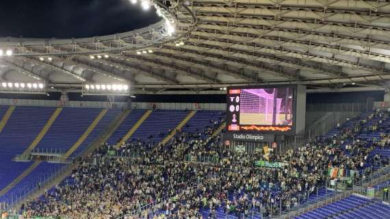 Lazio-Verona: in 60mila sugli spalti, Olimpico quasi esaurito