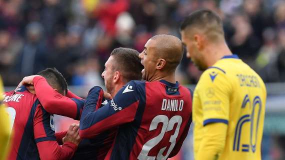 Bologna-Verona: i precedenti in A in Emilia, bilancio a favore dei rossoblù