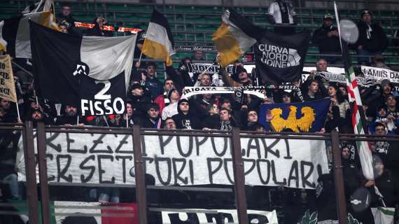 Udinese: sabato al Bentegodi contro il Verona oltre un migliaio di tifosi