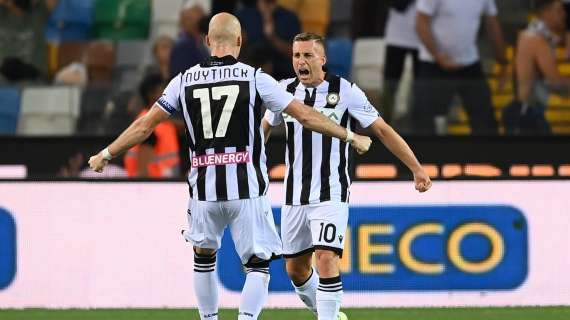 Udinese-Hellas Verona: la scorsa stagione vittoria friulana per 2-0 