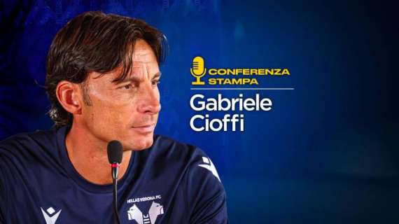 Verso Salernitana-Verona: venerdì la conferenza stampa di Gabriele Cioffi