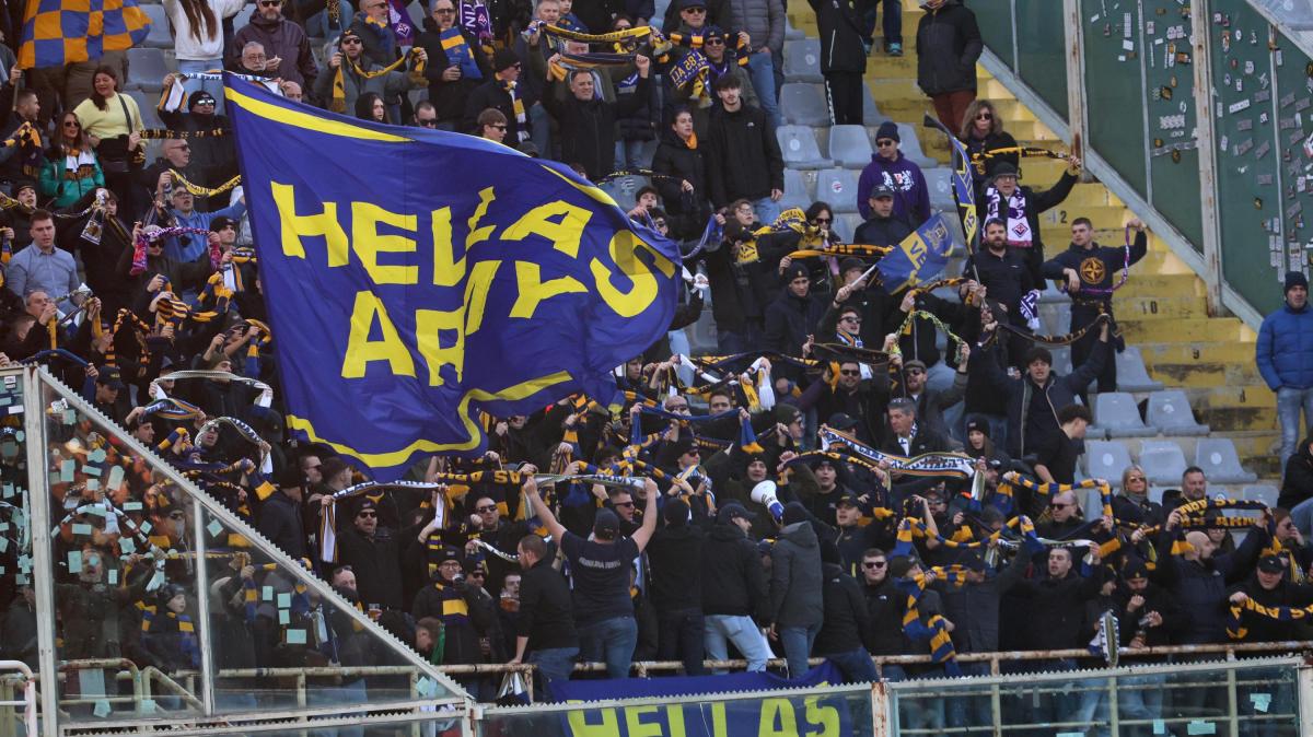 Cremonese- Verona: poco più di un migliaio i tifosi gialloblù 