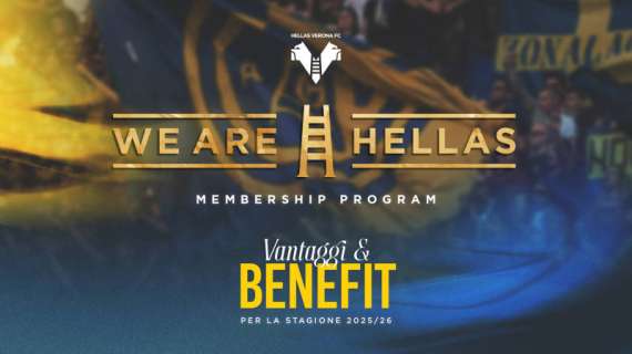 WE ARE HELLAS - nasce il nuovo programma di membership per i tifosi gialloblù
