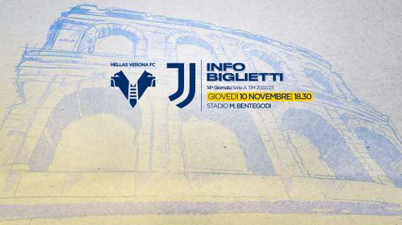 Verona - Juventus: info biglietti