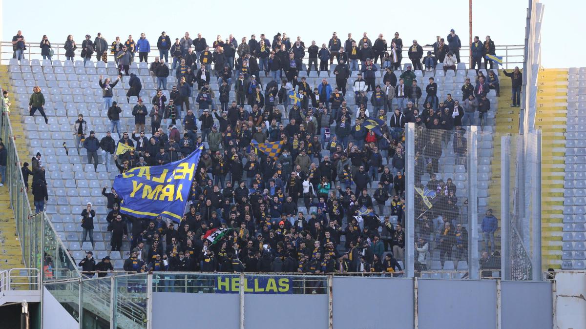 Cagliari-Verona: poco più di 200 i tifosi gialloblù in Sardena