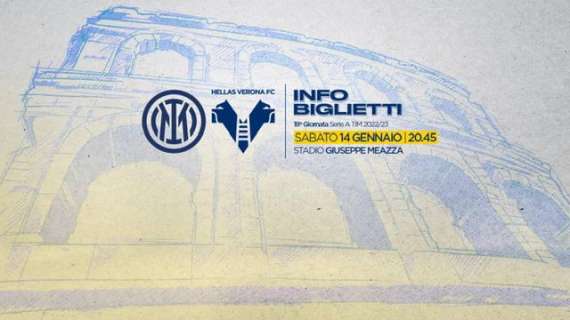 Inter-Hellas Verona: info biglietti