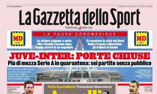 GdS - Porte chiuse per mezza Serie A: c'è anche Samp-Verona