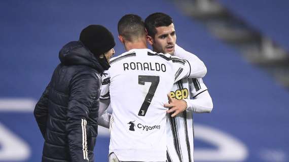 Juventus, Morata out: spazio a Ronaldo-Kulusevski