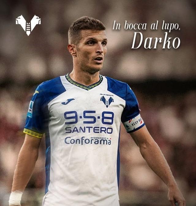 Hellas Verona, i saluti a Lazovic: "In bocca al lupo, Darko"